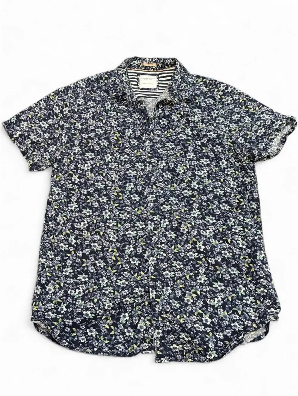 Denim And Flower Men's Blue and Multi Shirt - Picture 1 of 3